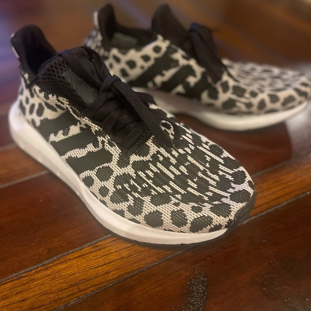 Women’s Adidas Swift Run Cheetah Print Sneakers